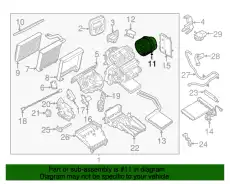 Вентилятор отопителя FORD MM1162