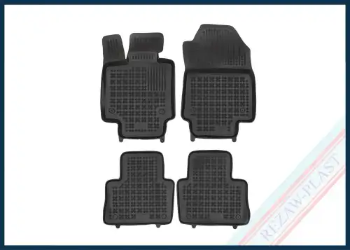 Коврики в салон REZAW-PLAST 201435 Toyota Rav 4 2018-н.в. 4 шт., черный