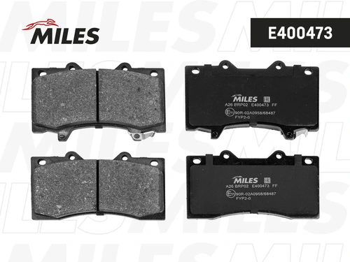 Тормозные колодки дисковые MILES E400473