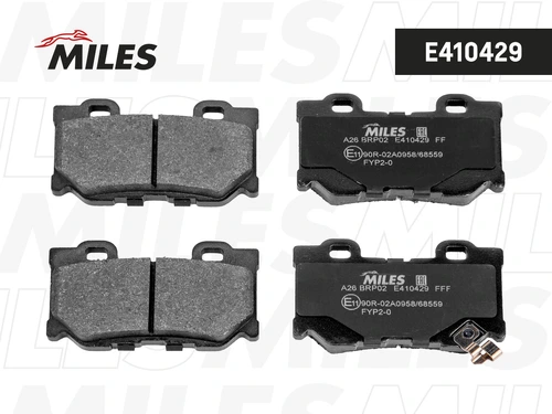 Тормозные колодки дисковые MILES E410429
