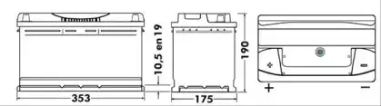 Аккумулятор TUDOR TB951