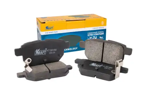 Тормозные колодки дисковые KRAFT KT 091460