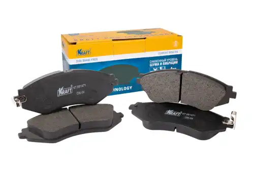 Тормозные колодки дисковые KRAFT KT 091471