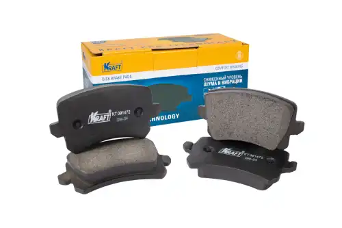 Тормозные колодки дисковые KRAFT KT 091472