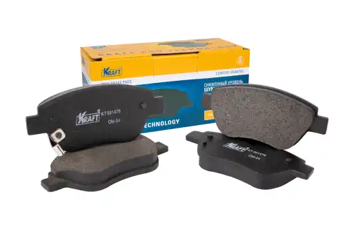 Тормозные колодки дисковые KRAFT KT 091476