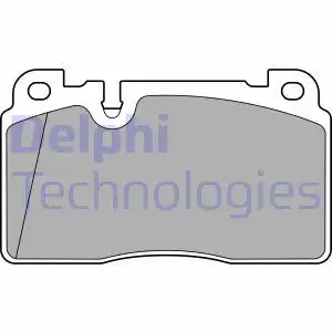 Тормозные колодки дисковые DELPHI LP3677
