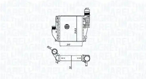 Интеркулер MAGNETI MARELLI 351319205330