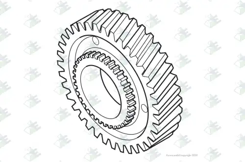 Шестерня КПП EURORICAMBI 88530414