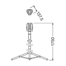 Фонарик LEDIL HELI 1000 OSRAM