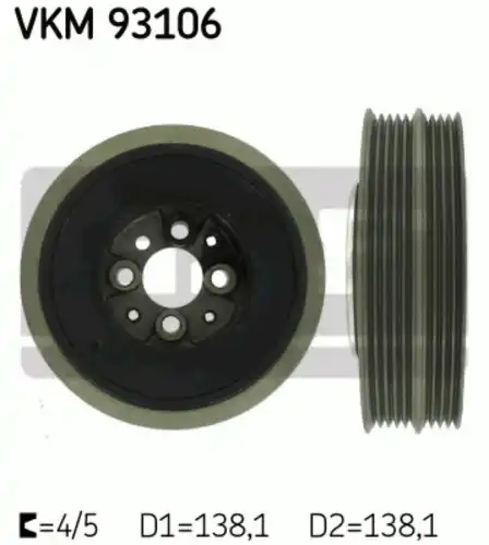 Шкив коленвала SKF VKM93106