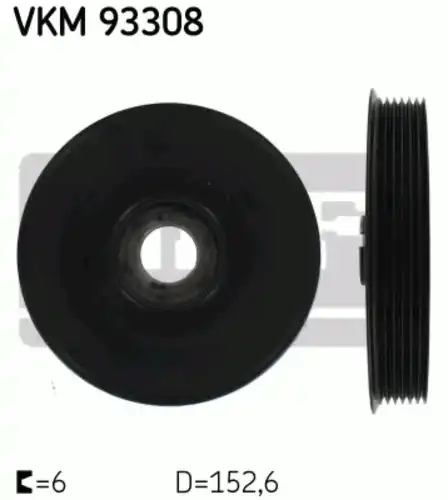 Шкив коленвала SKF VKM93308