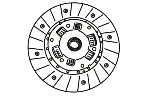 Диск сцепления WXQP 160643