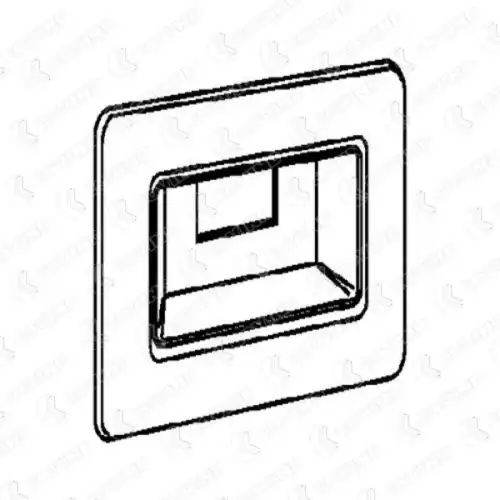 DOOR OPENING HANDLE PLATE 5MK/194 COVIND