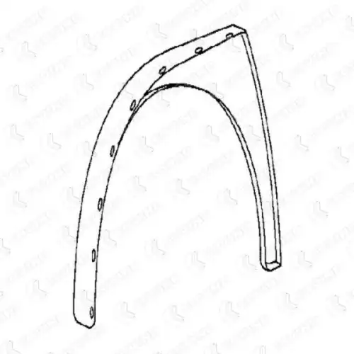 FRONT MUDGUARD RH 645/200 COVIND
