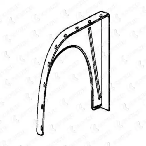 FRONT MUDGUARD RH 682/210 COVIND
