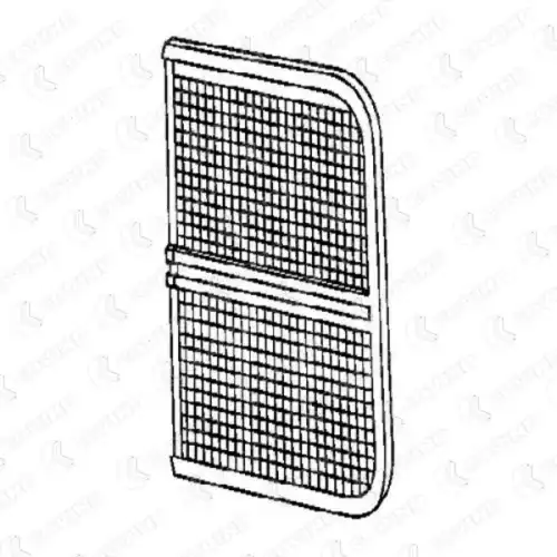 SIDE GRILLE LH 684/125 COVIND