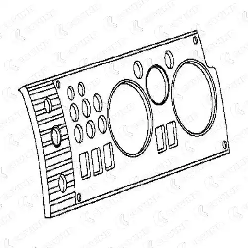 INSTRUMENT PANEL 684/44 COVIND