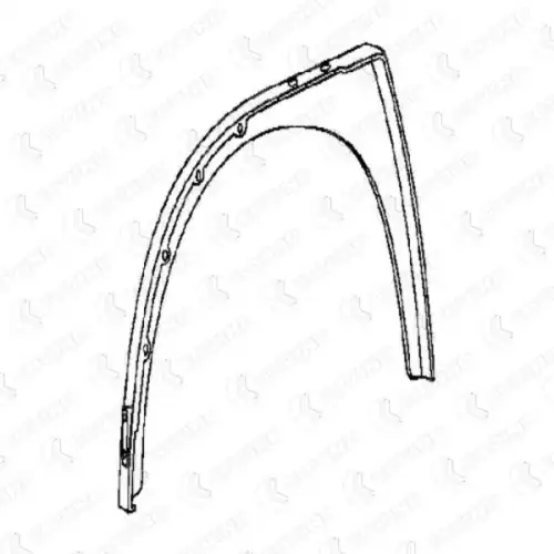 FRONT MUDGUARD RH 673/200 COVIND