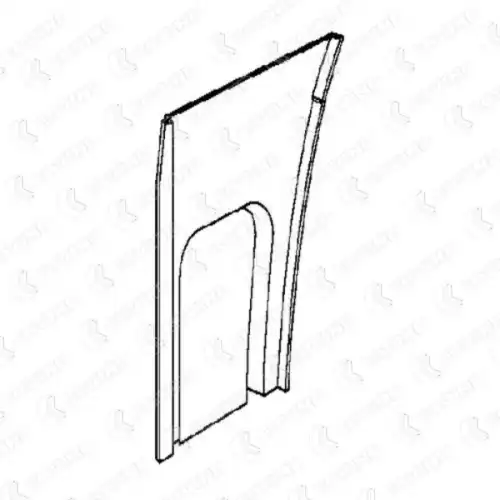 FOOTBOARD VALANCE PANEL LH 684/231 COVIND