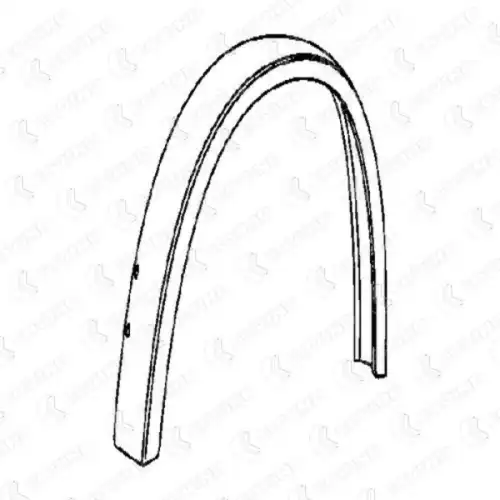 FRONT MUDGUARD LH 190/191 COVIND