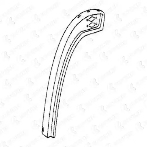 FRONT HALF MUDGUARD RH 190/182 COVIND