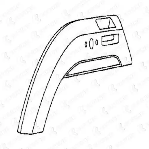 FRONT MUDGUARD LH 115/201 COVIND
