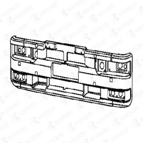 бампер передний IVEC 240/890 COVIND