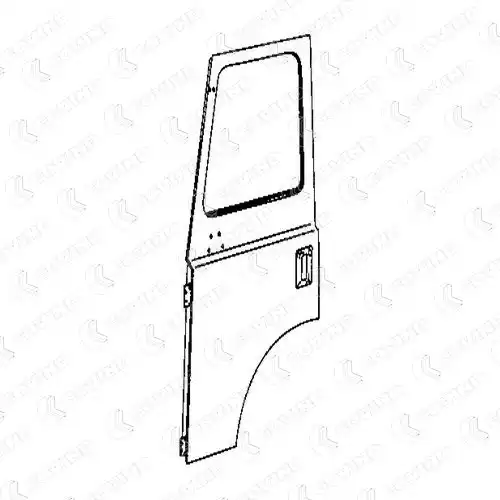 CAB DOOR LH 50X/3 COVIND