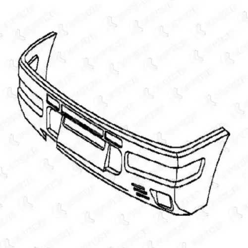 бампер передний IVEC 038/955 COVIND