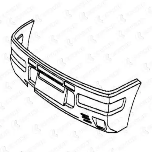 бампер передний Ivec 938/110 COVIND