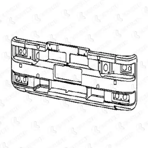 бампер передний IVEC 440/890 COVIND
