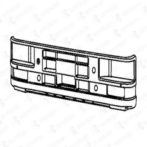 бампер передний IVEC 120/895 COVIND
