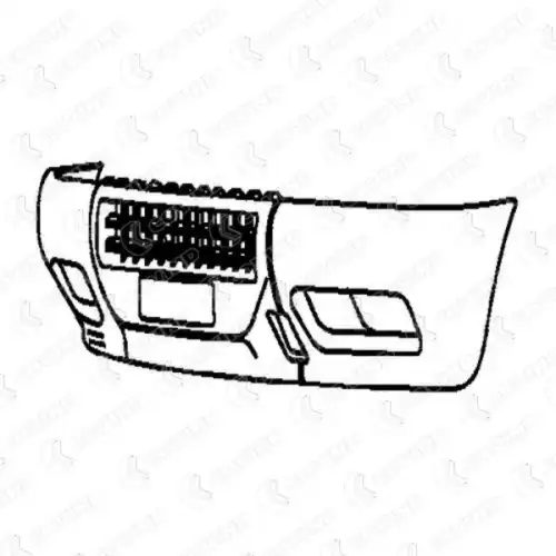бампер передний IVEC C39/895 COVIND