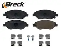 Тормозные колодки дисковые BRECK 224760070100