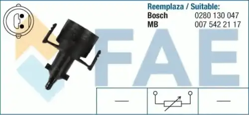 Датчик температуры автомобильный FAE 33503