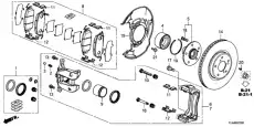 Тормозные колодки дисковые HONDA 45022TLAA10