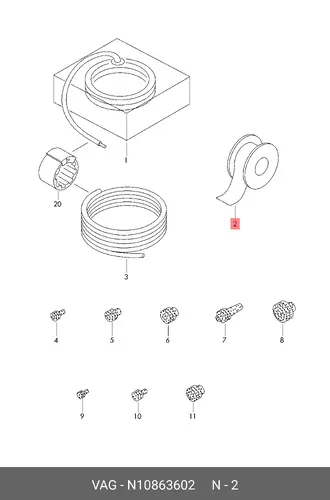Adh. tape N10863602 VAG