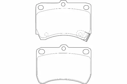 Тормозные колодки дисковые WAGNER WBP21355A