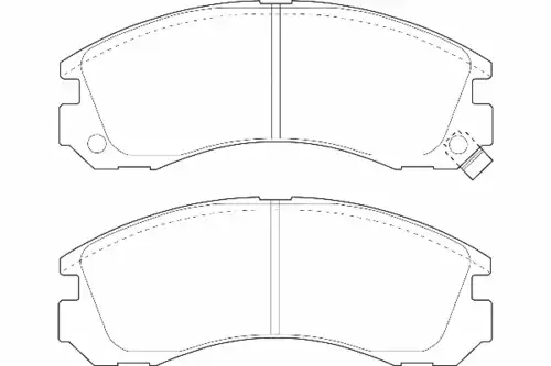 Тормозные колодки дисковые WAGNER WBP21363A