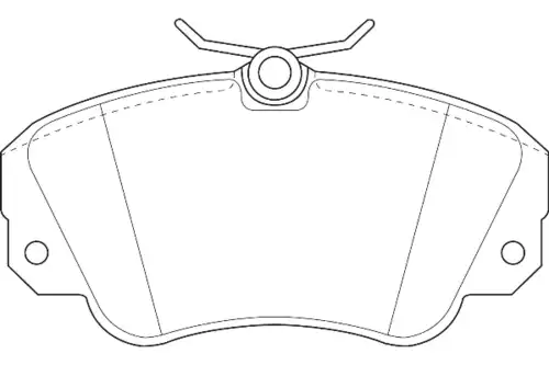Тормозные колодки дисковые WAGNER WBP21368A