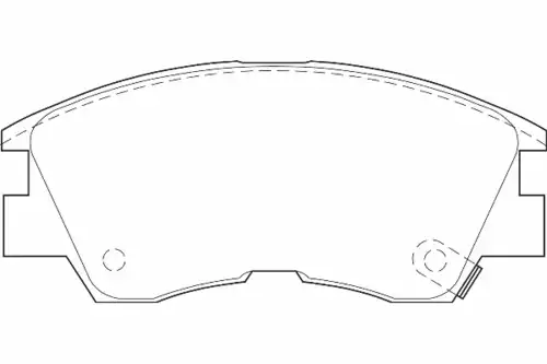 Тормозные колодки дисковые WAGNER WBP21373A