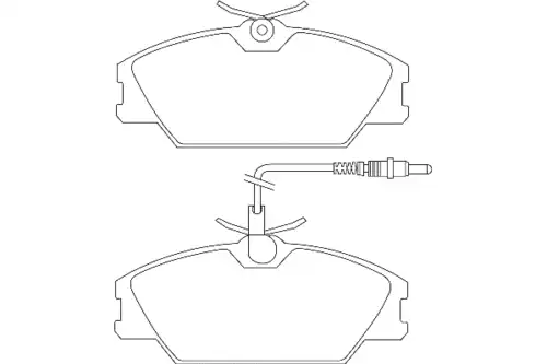 Тормозные колодки дисковые WAGNER WBP21388A