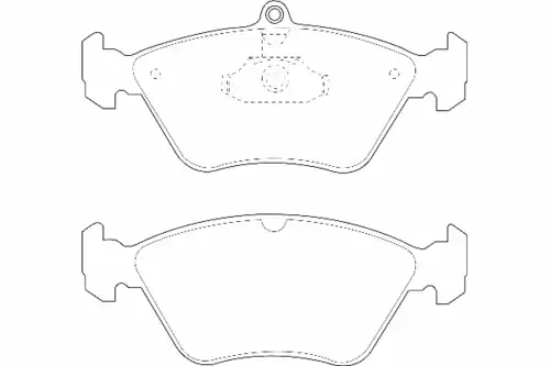 Тормозные колодки дисковые WAGNER WBP21411A