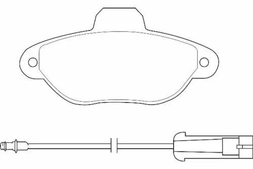 Тормозные колодки дисковые WAGNER WBP21436A