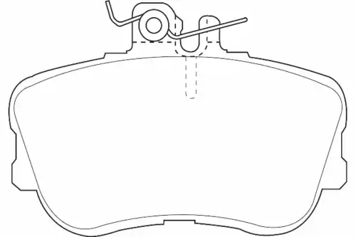Тормозные колодки дисковые WAGNER WBP21439A