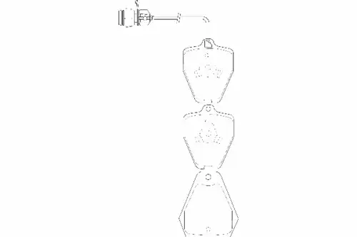 Тормозные колодки дисковые WAGNER WBP21452A
