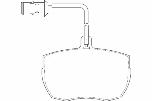 Тормозные колодки дисковые WAGNER WBP21480A