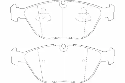 Тормозные колодки дисковые WAGNER WBP21484A