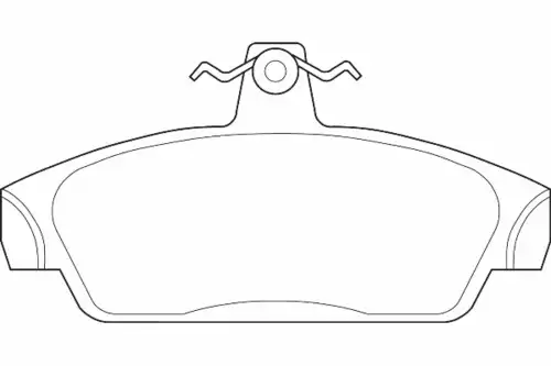 Тормозные колодки дисковые WAGNER WBP21518A