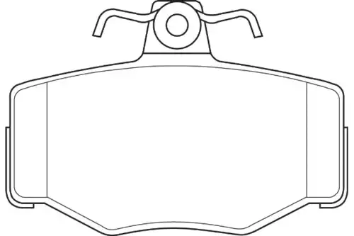 Тормозные колодки дисковые WAGNER WBP21545A